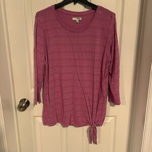 NWOT Sonoma 3/4 Sleeve Top with Tie